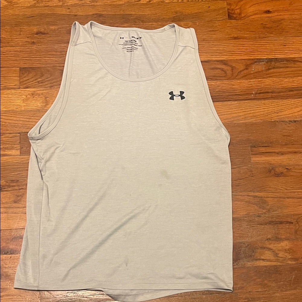 Under Armour Light Gray Sleeveless Top